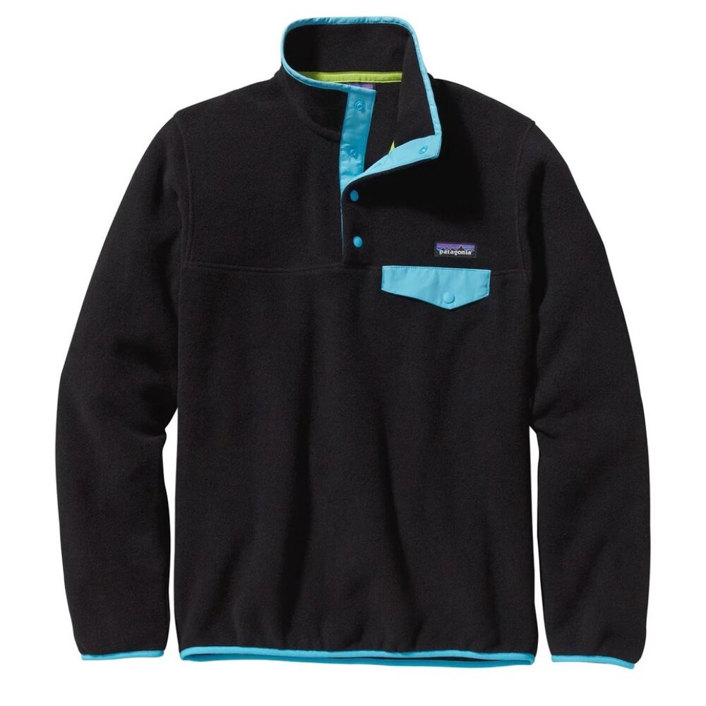 Patagonia Women's Synchilla Black & Blue Pullover